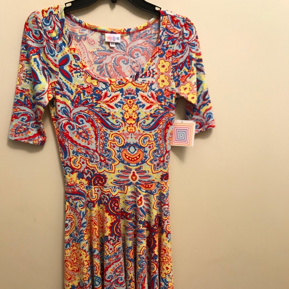 Lularoe Nicole Dress XS NWT